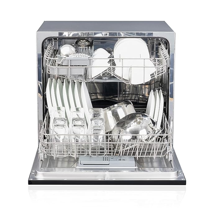 Godrej Eon Dishwasher | 8 Place Setting Counter-Top | Compact with an In-built heater (DWT EON MGNS 8C NF SKSL, Silky Silver) | Perfect for Indian kitchens and smaller families (OPEN BOX) Godrej Eon Dishwasher | 8 Place Setting Counter-Top | Compact with an In-built heater (DWT EON MGNS 8C NF SKSL, Silky Silver) | Perfect for Indian kitchens and smaller families (OPEN BOX)